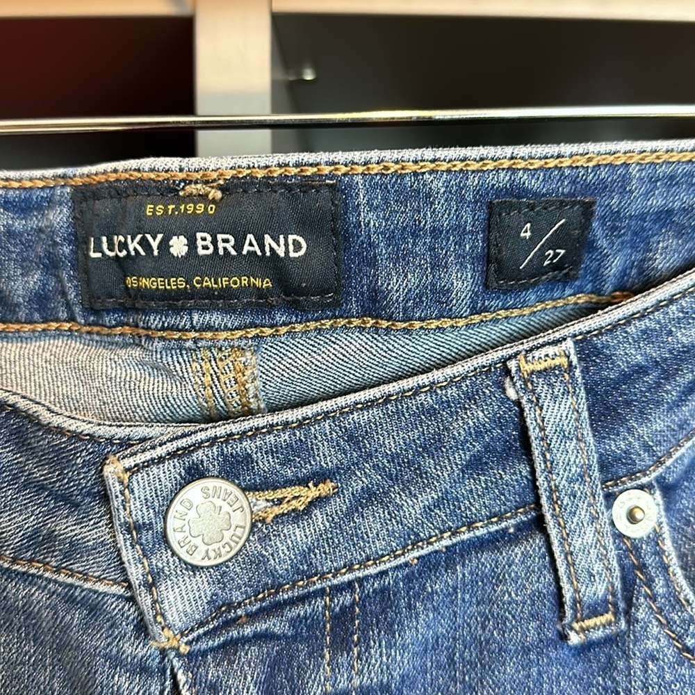 Lucky Brand blue jeans size 27 - Picture 2 of 3